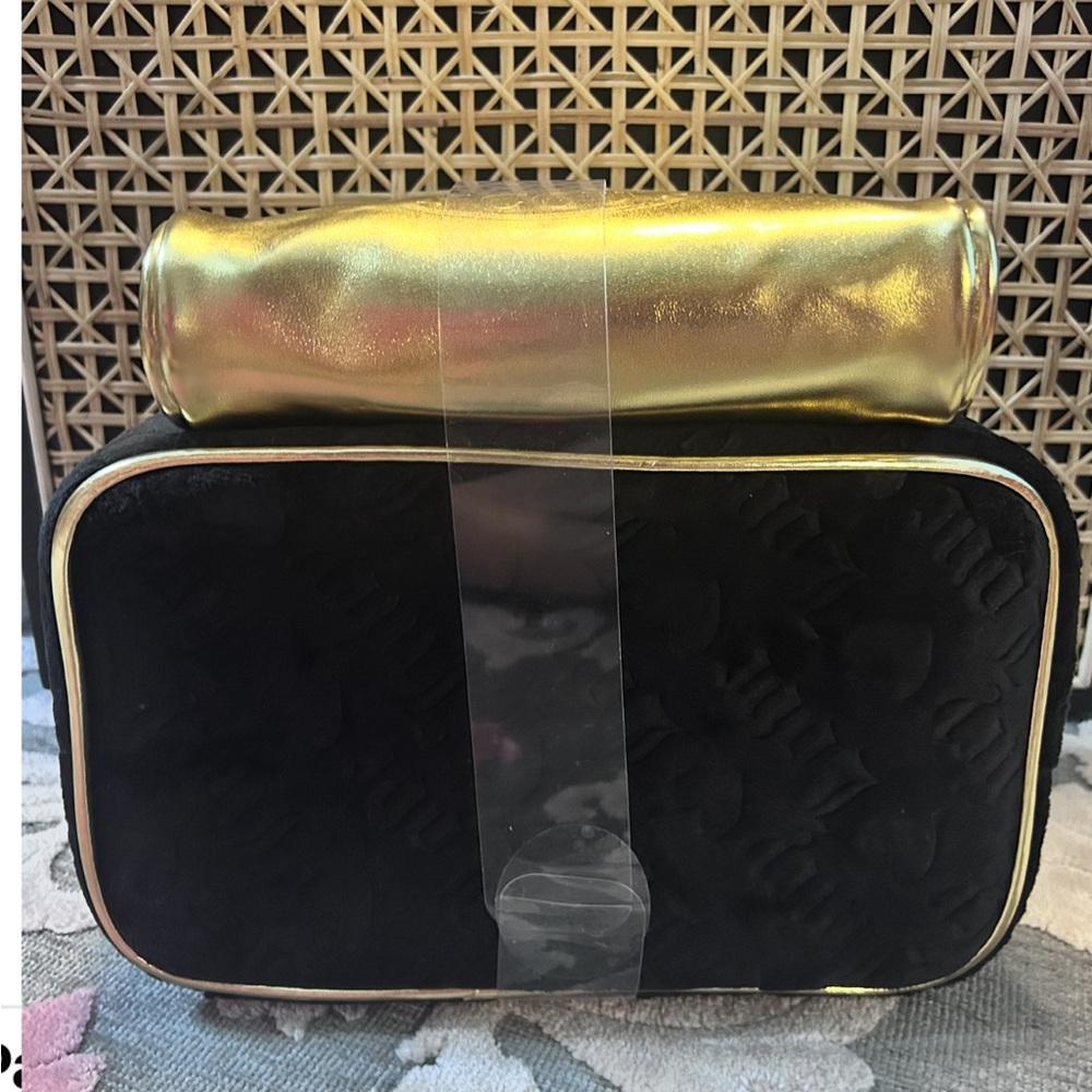 Juicy Couture Black and Gold Cosmetic Bag Set - Picture 2 of 2